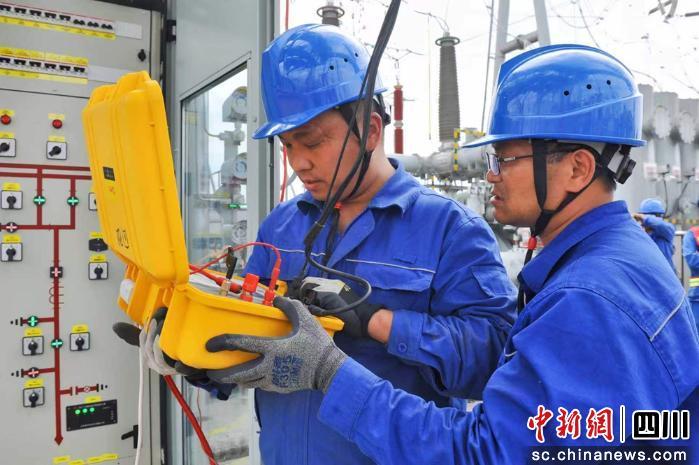 220千伏文庙变电站是彭山电网核心枢