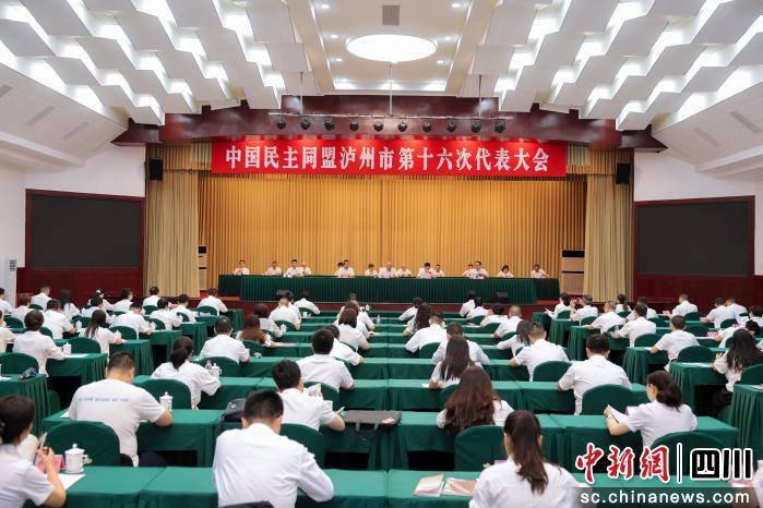 民盟泸州市委员会主委杜旭林代表民盟泸