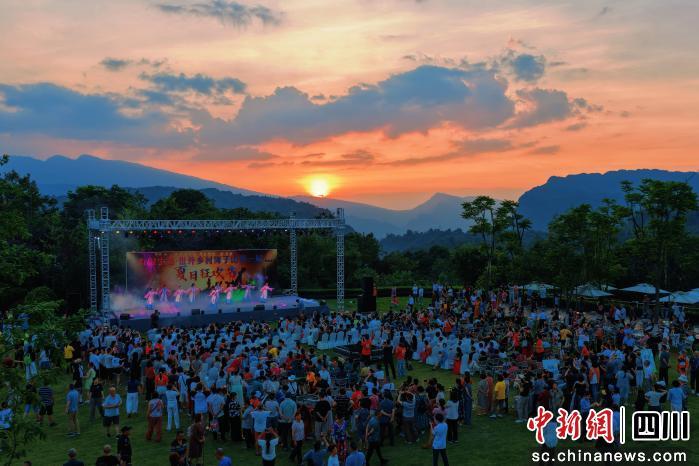 千顷林海连绵翻涌