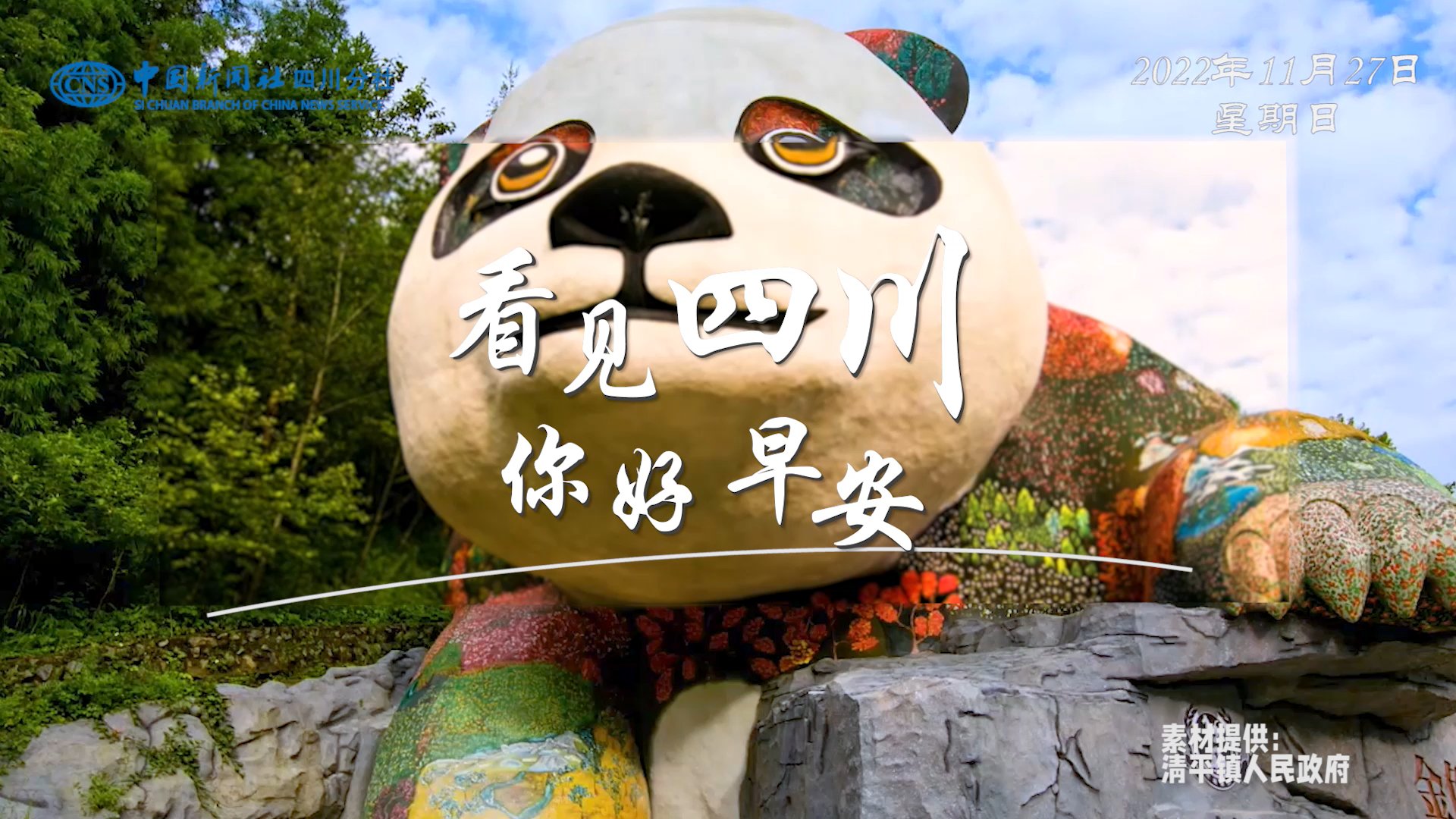 解说雅安市名山区的茶山迎来了最富生机
